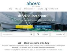 Tablet Screenshot of abovo.ch